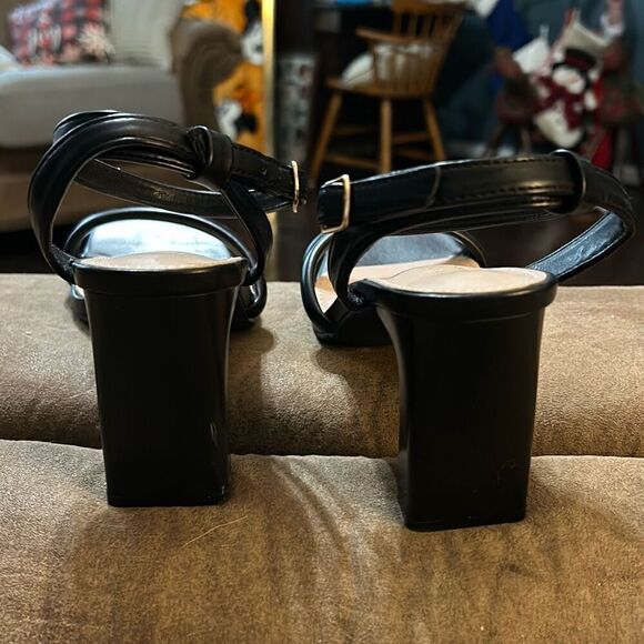 Lullasong Womens Open Toe Strappy Chunky Heeled Sexy Dress Party Shoes - Picture 4 of 10